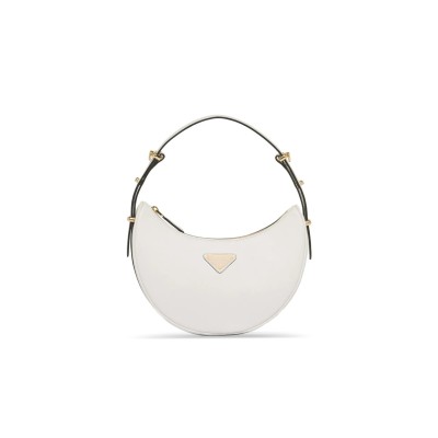 PRADA ARQUE LEATHER SHOULDER BAG 1BC194 (22*18*6cm)